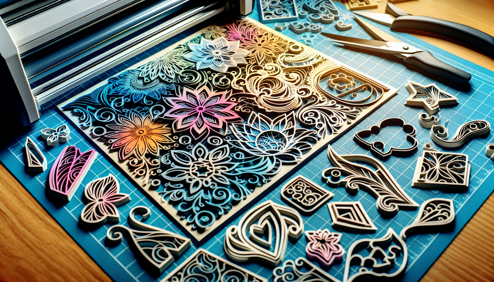 Intricate craft dies for die-cutting